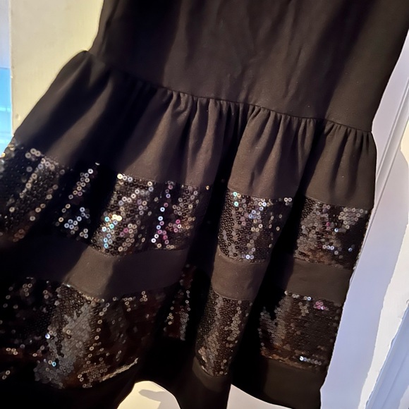 Bar III sleveless sequin flared dress L - Picture 7 of 8